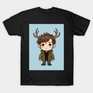 Chibi Will Graham with Antlers T-Shirt